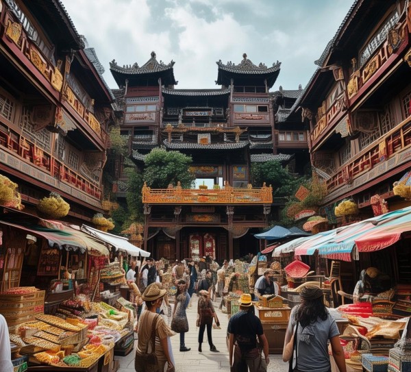 张家大院·商贸盛宴,共筑世界商业地标 张家大院·商贸盛宴,共筑世界商业地标
